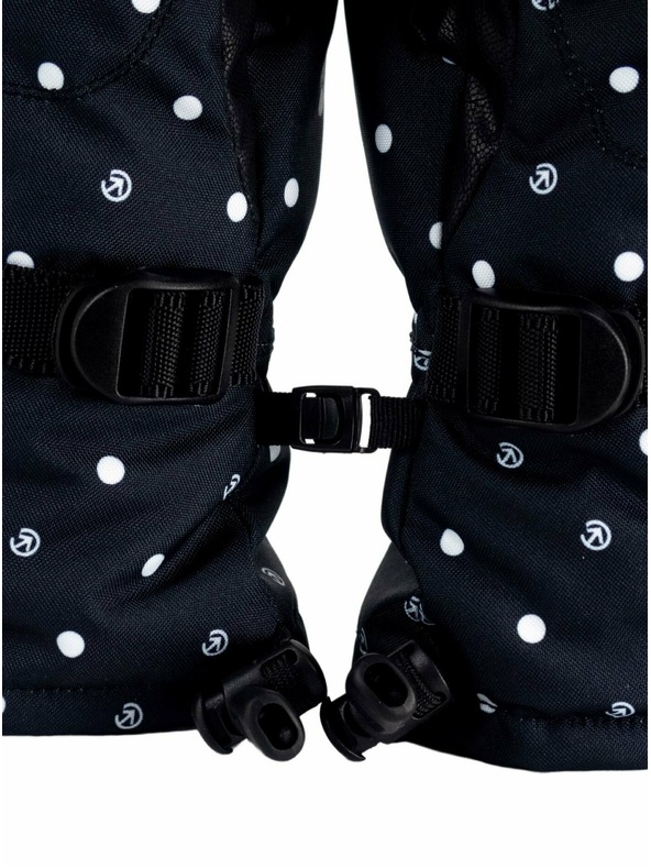 Meatfly Meatfly ženske rukavice Manson Black Dots