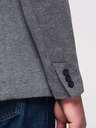 Ombre Clothing Muški pleteni sako kroja SLIM FIT - grafit V1 M170 Ombre Clothing
