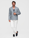 Ombre Clothing Muški sako REGULAR kroja s platnom - svjetlo plavo V4 M169 Ombre Clothing