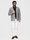 Ombre Clothing Muški sako REGULAR kroja s platnom - grafit V5 M169 Ombre Clothing