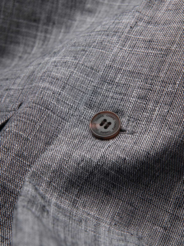 Ombre Clothing Muški sako REGULAR kroja s platnom - grafit V5 M169 Ombre Clothing