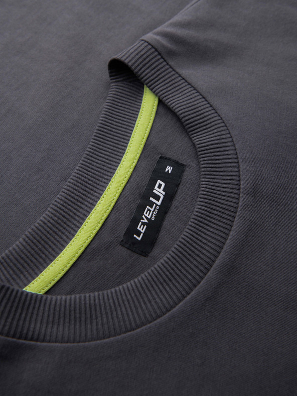 Ombre Clothing Muška pamučna majica bez rukava TANK TOP - grafit V2 OM-TSTT-0243 Ombre Clothing