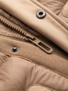 Ombre Clothing Ombre Clothing muška prošivena duga jakna s velikim džepovima