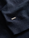 Ombre Clothing Muška pletena dolčevita od viskoze - tamnoplava V4 OM-SWTN-0125 Ombre odjeća