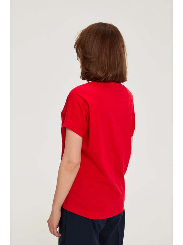 Moodo Bluza od pamuka crvena Moodo