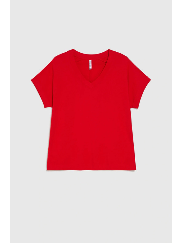 Moodo Bluza od pamuka crvena Moodo