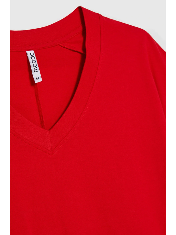 Moodo Bluza od pamuka crvena Moodo