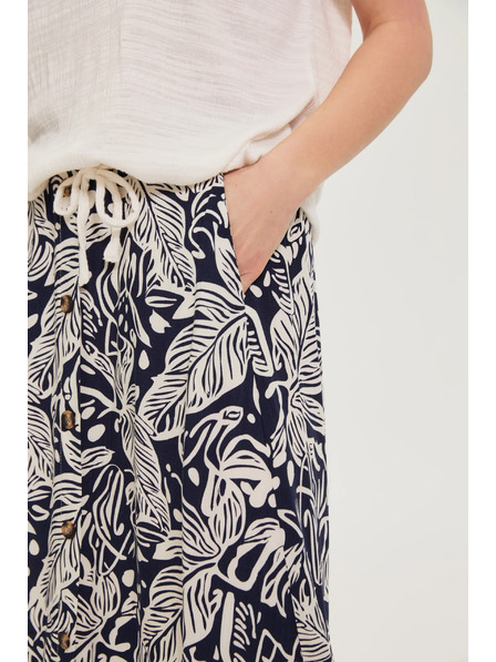 Moodo Suknja od viskoze tamno plava Moodo