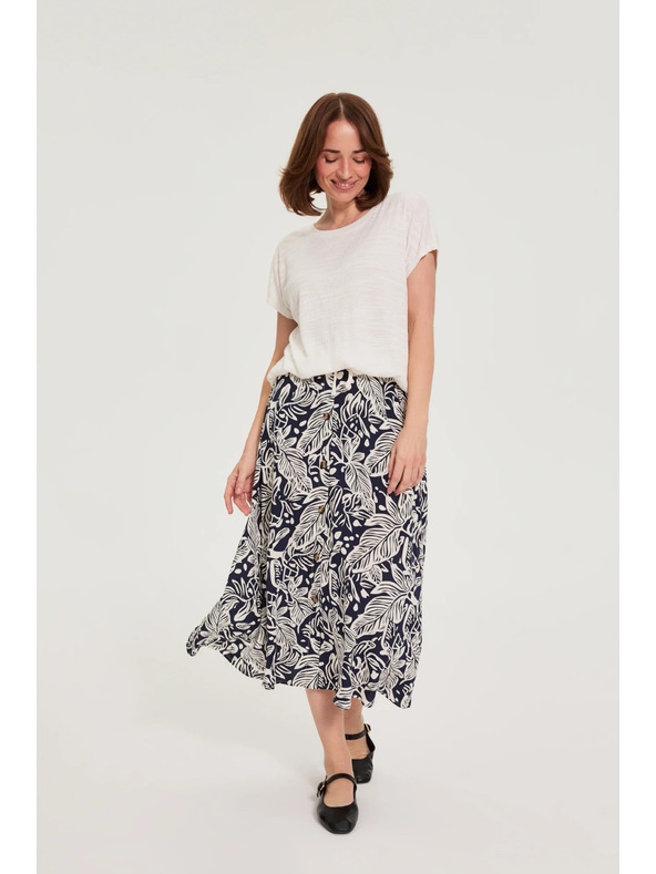 Moodo Suknja od viskoze tamno plava Moodo