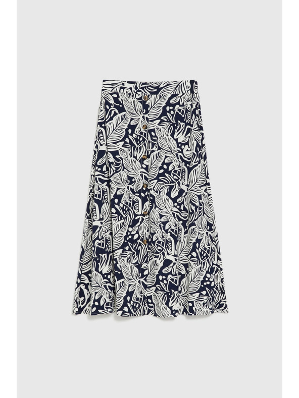 Moodo Suknja od viskoze tamno plava Moodo