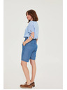 Moodo Kratke hlače od liocel plave Moodo