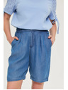 Moodo Kratke hlače od liocel plave Moodo