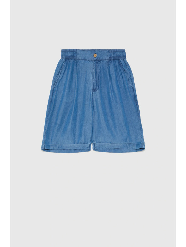 Moodo Kratke hlače od liocel plave Moodo