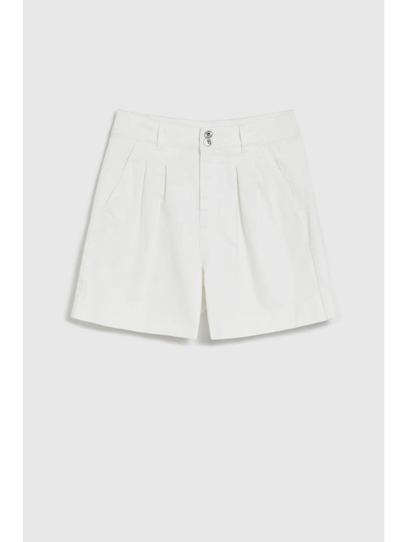 Moodo Glatke kratke hlače bijele Moodo