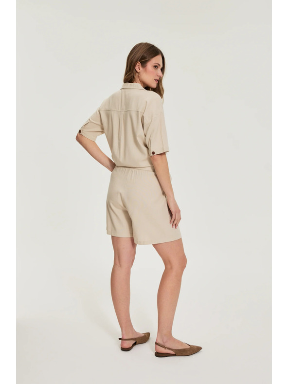 Moodo Kratke hlače sa remenom bež Moodo