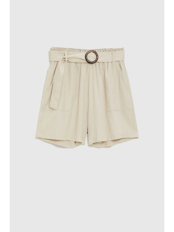 Moodo Kratke hlače sa remenom bež Moodo
