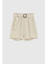 Moodo Kratke hlače sa remenom bež Moodo