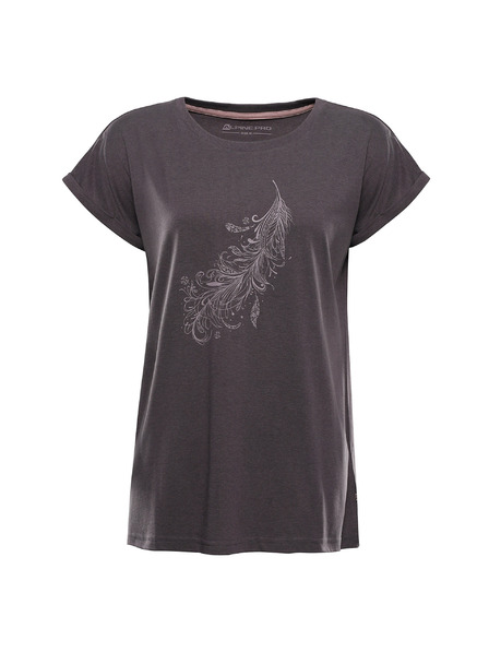 ALPINE PRO Ženska majica od neosjetljivog materijala ALPINE PRO OMBA 2 obsidian varijanta pc