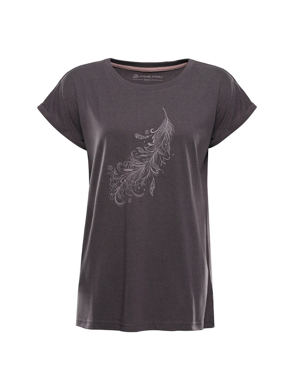 ALPINE PRO Ženska majica od neosjetljivog materijala ALPINE PRO OMBA 2 obsidian varijanta pc