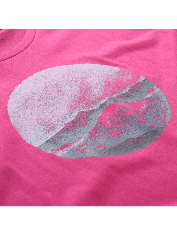 ALPINE PRO Ženska majica od neosjetljivog materijala ALPINE PRO OMBA 2 fuchsia red varijanta pb