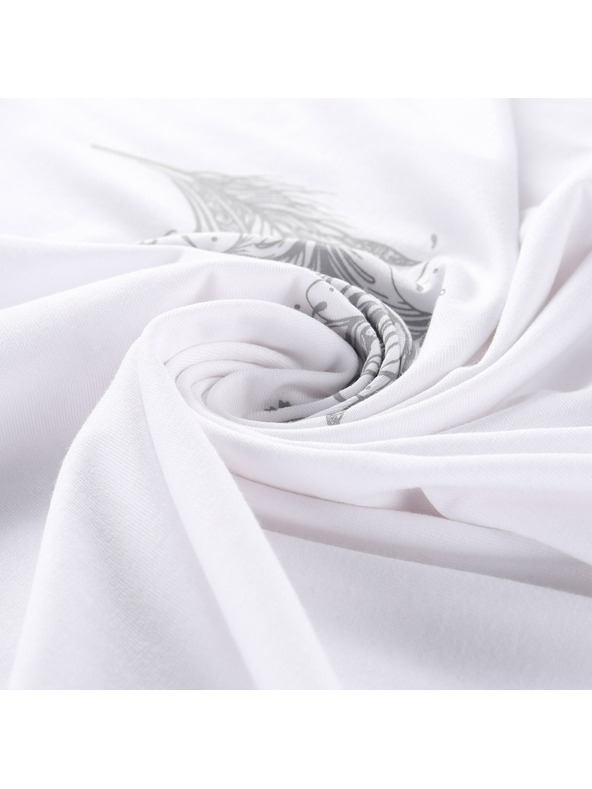 ALPINE PRO Ženska majica od neosjetljivog materijala ALPINE PRO OMBA 2 white varijanta pc