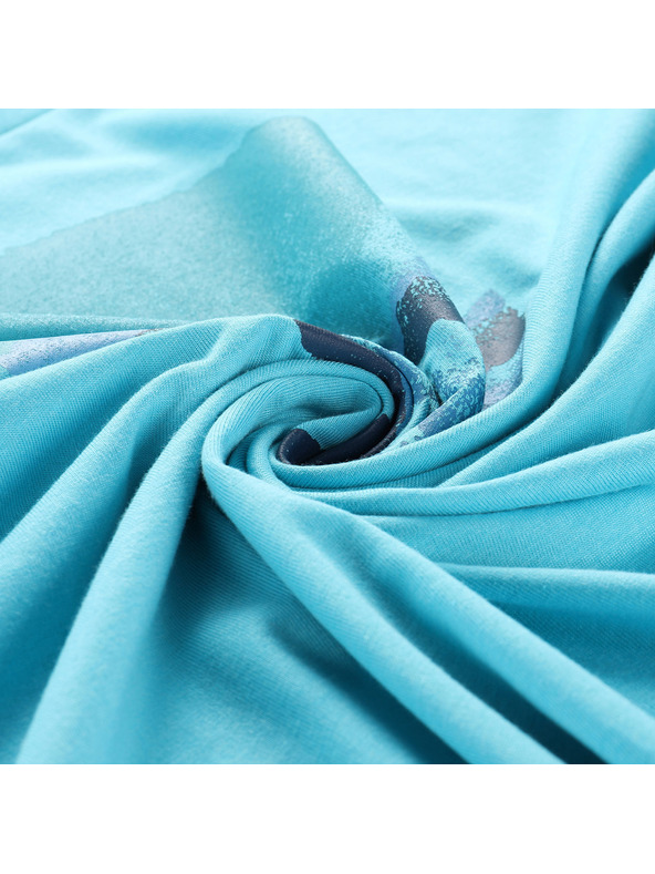 ALPINE PRO Ženska majica od neosjetljivog materijala ALPINE PRO OMBA 2 curacao varijanta pb