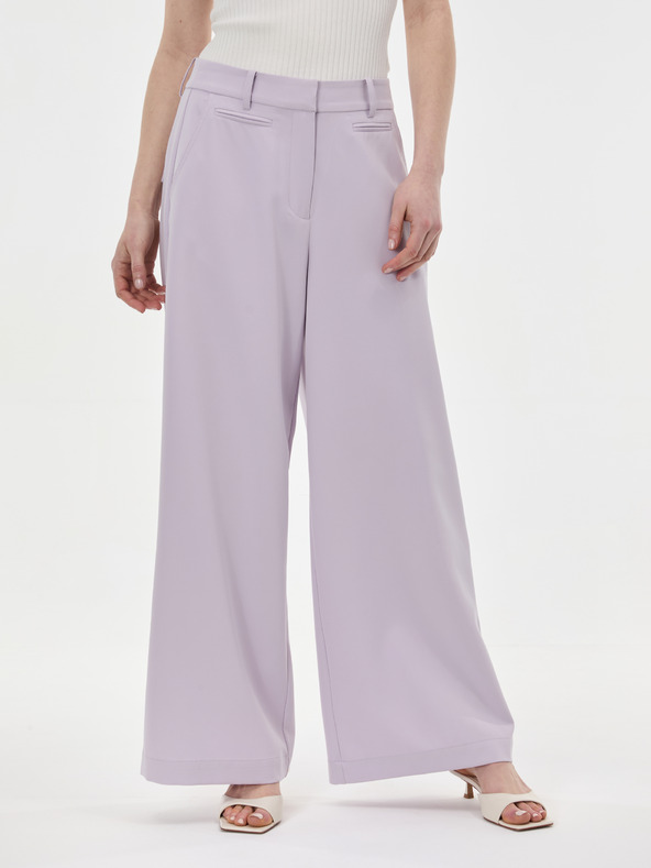 Orsay Svijetloljubičaste široke ženske hlače ORSAY