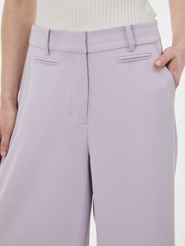 Orsay Svijetloljubičaste široke ženske hlače ORSAY