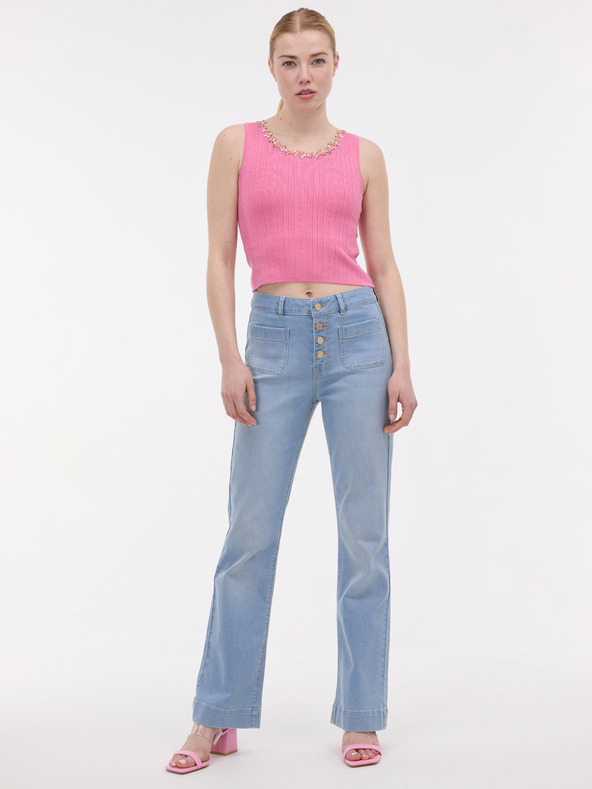 Orsay Ružičasti ženski top s aplikacijom ORSAY