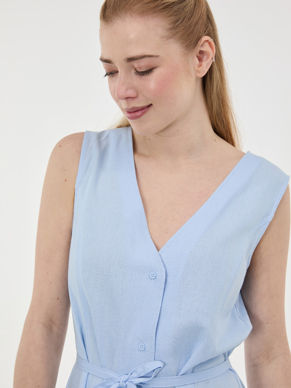 Orsay Svijetloplava ženska haljina bez rukava ORSAY