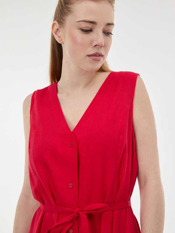 Orsay Crvena ženska haljina bez rukava ORSAY