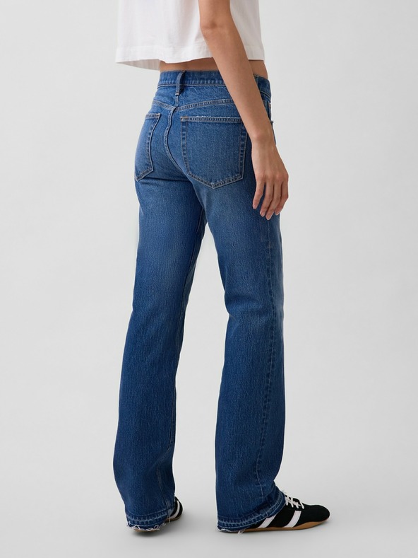 GAP Traper hlače Mid Rise Relaxed Straight GAP