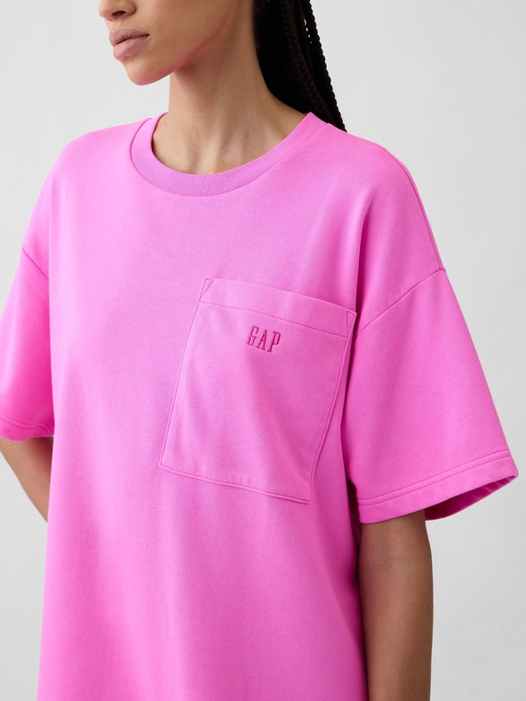 GAP Oversized haljina od flisa s logom VintageSoft GAP