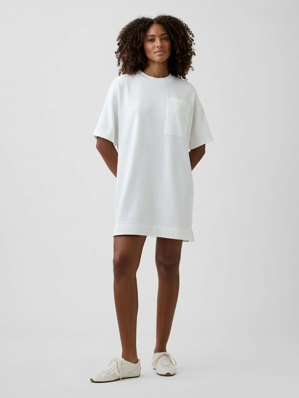 GAP Oversized haljina od flisa s logom VintageSoft GAP