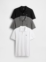 GAP Elastična polo majica s logom, 3 kom GAP