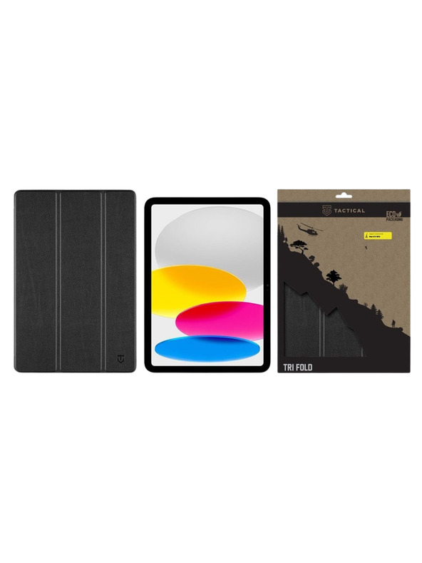 Tactical Tactical Book Tri Fold Futrola za Apple iPad 11 2025/2026 / 10.9 2022 Black