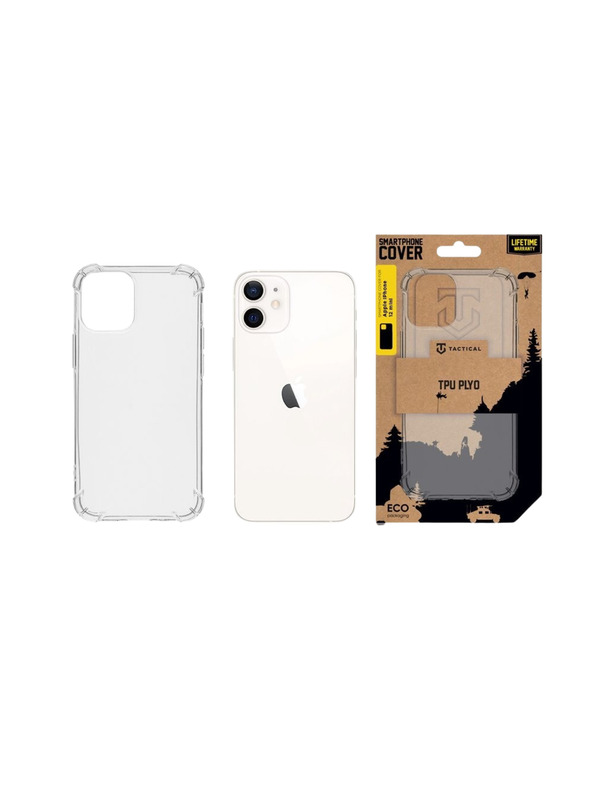 Tactical Tactical TPU Plyo Zaštita za Apple iPhone 12 Mini Transparent
