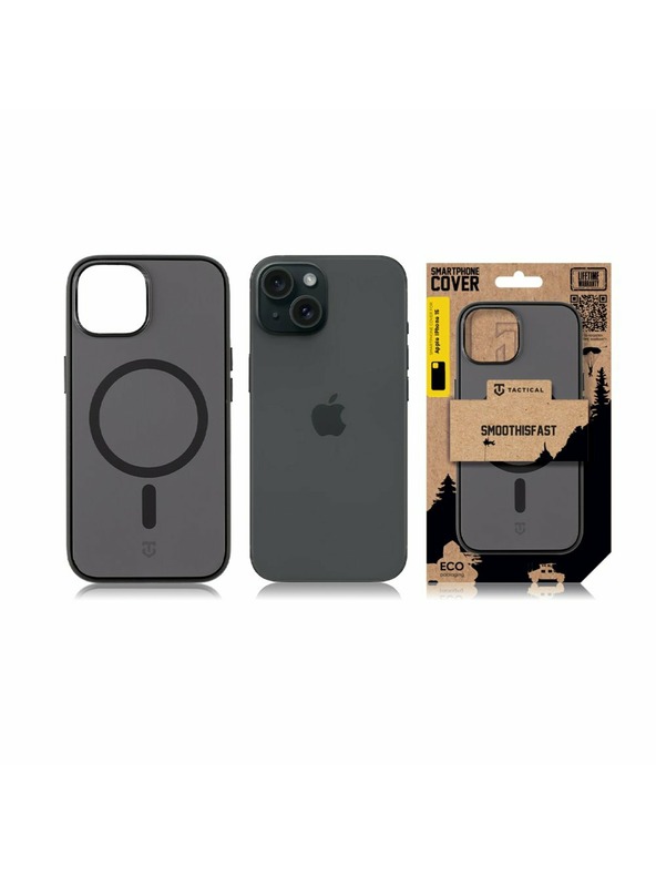 Tactical Tactical MagForce SmoothIsFast Zaštita za Apple iPhone 15 Asphalt