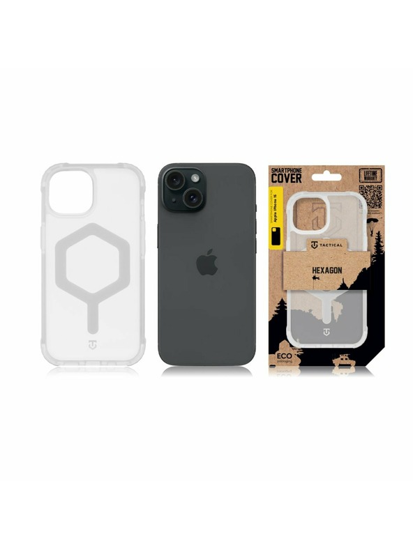 Tactical Tactical MagForce Hexagon Zaštita za Apple iPhone 15 T-White