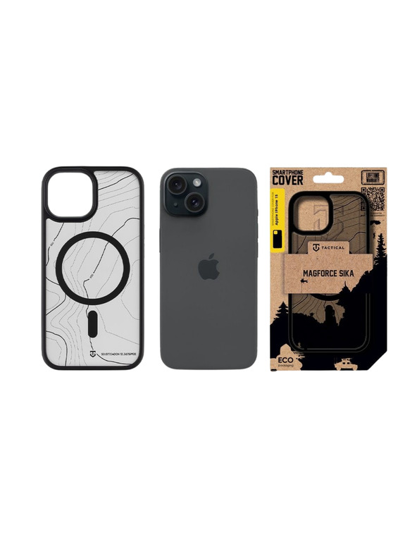 Tactical Tactical MagForce Hyperstealth Sika Zaštita za Apple iPhone 15 Asphalt
