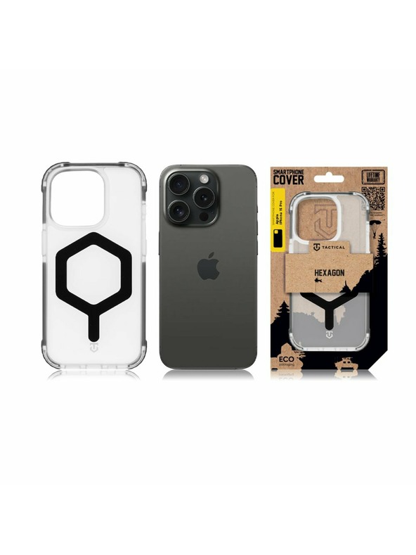 Tactical Tactical MagForce Hexagon Zaštita za Apple iPhone 15 Pro T-Black