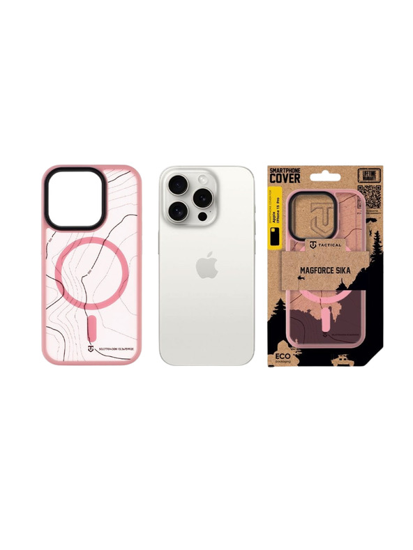 Tactical Tactical MagForce Hyperstealth Sika Zaštita za Apple iPhone 15 Pro Pink Panther