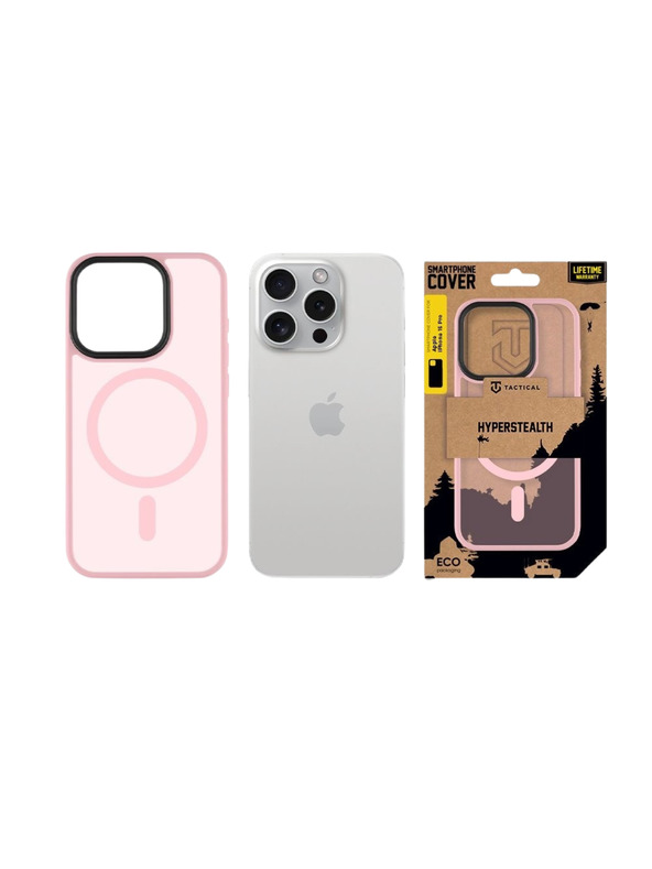 Tactical Tactical MagForce Hyperstealth Zaštita za Apple iPhone 15 Pro Pink Panther