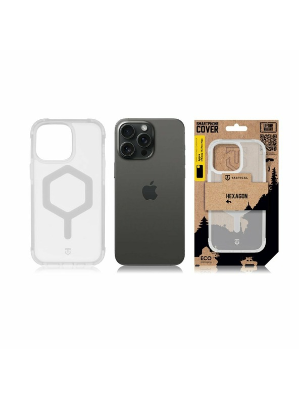 Tactical Tactical MagForce Hexagon Zaštita za Apple iPhone 15 Pro Max T-White