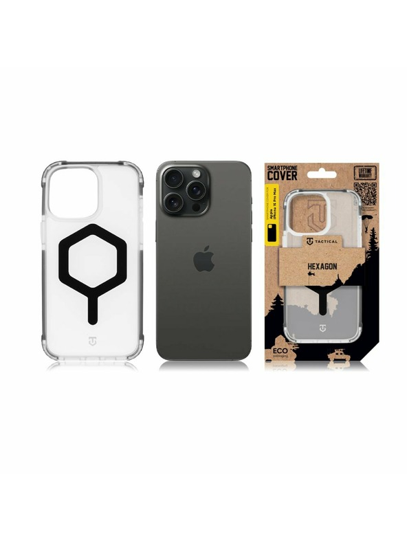 Tactical Tactical MagForce Hexagon Zaštita za Apple iPhone 15 Pro Max T-Black