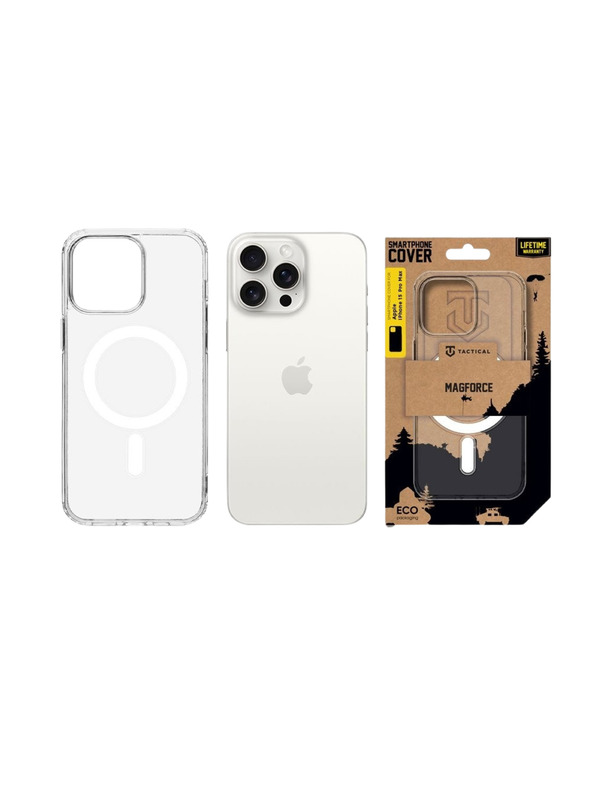 Tactical Tactical MagForce Zaštita za Apple iPhone 15 Pro Max Transparent