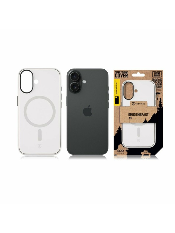 Tactical Tactical MagForce SmoothIsFast Zaštita za Apple iPhone 16 Chalk