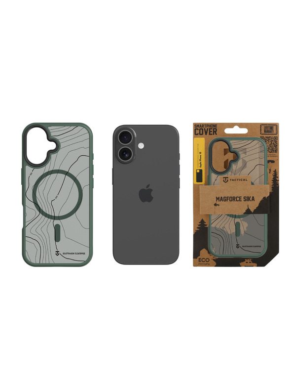 Tactical Tactical MagForce Hyperstealth Sika Zaštita za Apple iPhone 16 Forest Green