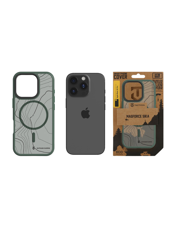 Tactical Tactical MagForce Hyperstealth Sika Zaštita za Apple iPhone 16 Pro Forest Green