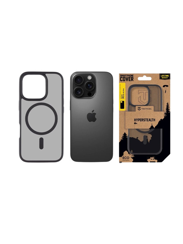 Tactical Tactical MagForce Hyperstealth Zaštita za Apple iPhone 16 Pro Asphalt
